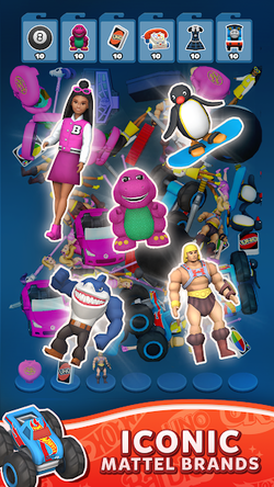 Mattel Match gameplay with Barbie character