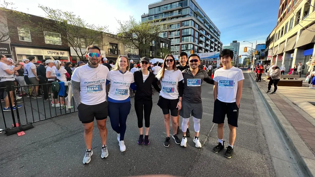 Uken team at charity run