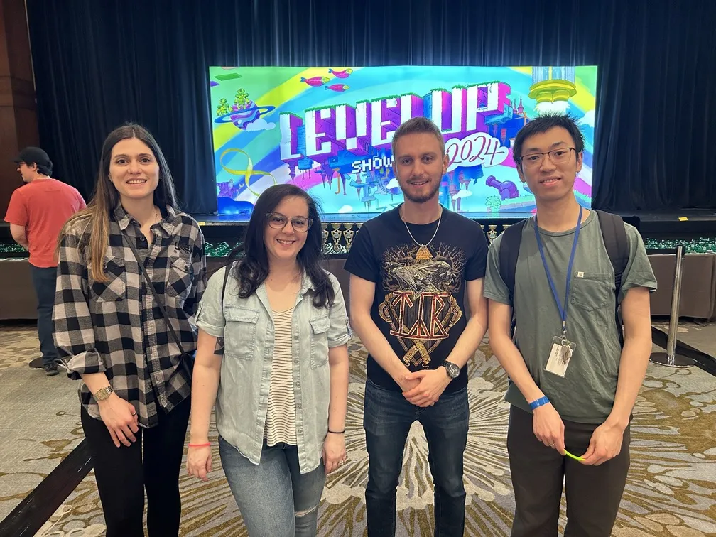 Uken team members at Level Up Student Showcase 2024